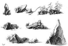 Крымские пейзажи Графика