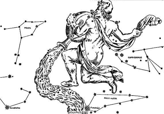 Водолей знак зодиака Созвездие схема