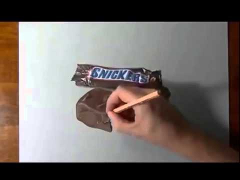 Конфеты рисунок Сникерс