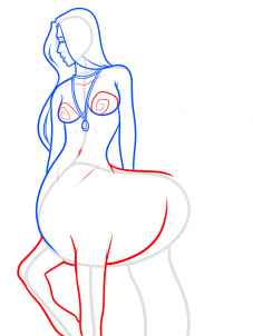 Поэтапное рисование кентавра