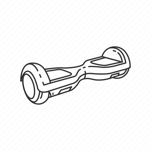 Раскраска гироскутер