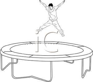 Раскраска батут