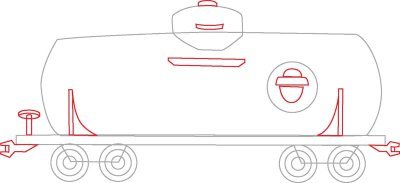 Цистерна рисунок карандашом