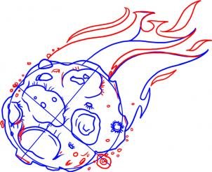 Метеорит карандашом