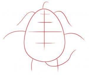 Чудовище для детей поэтапно