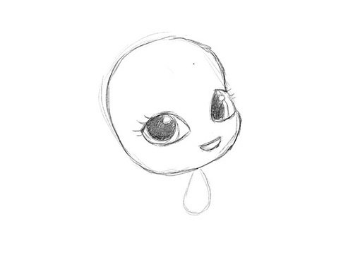 Леди баг и супер кот карандашом КВАМИ