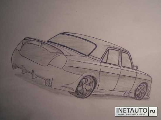 Нарисовать Волгу поэтапно