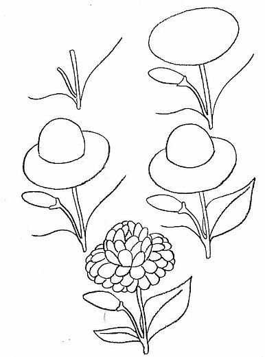 Цветы для рисования детям