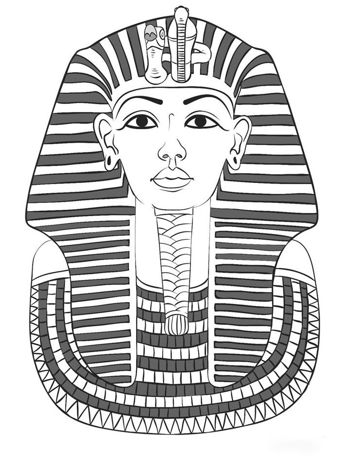 Как нарисовать фараона (61 фото) 