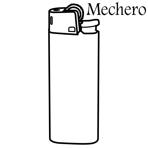 Раскраска зажигалка