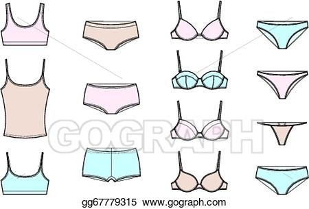 Технический рисунок Нижнего белья