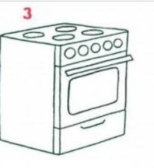 Газовая плита раскраска для детей