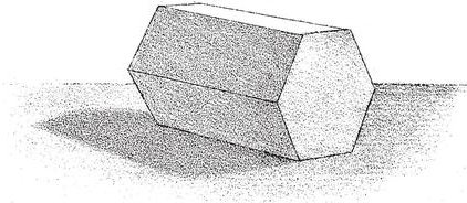 Лежащая шестигранная Призма