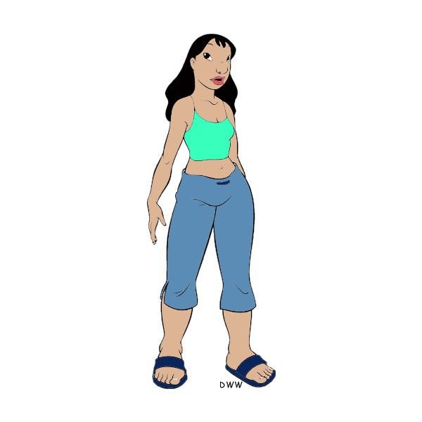 Нани Пелекаи в полный рост