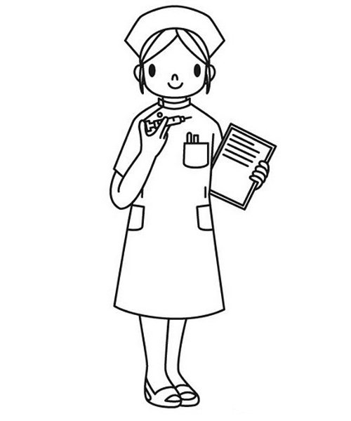 Поэтапное рисование врача для детей
