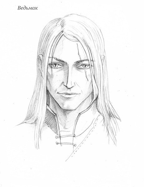 Ламберт Ведьмак карандашом