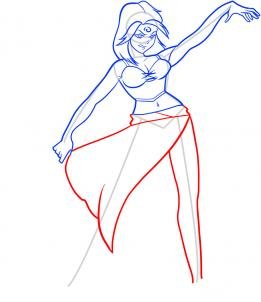 Нарисовать мага карандашом