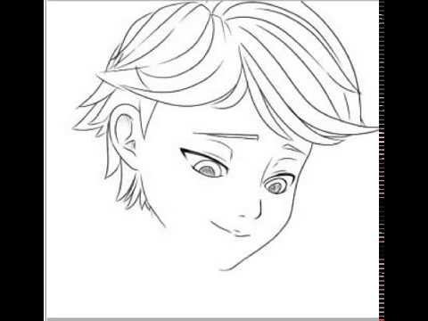 Адриан Агрест раскраска