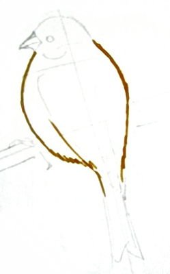 Нарисовать канарейку