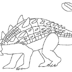 Анкилозавр бампи раскраска