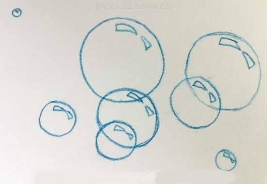 Трафарет пузыри