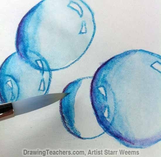 Трафарет пузыри