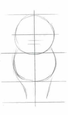 Рисунок водяного поэтапно