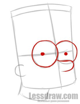 Поэтапное рисование Барта