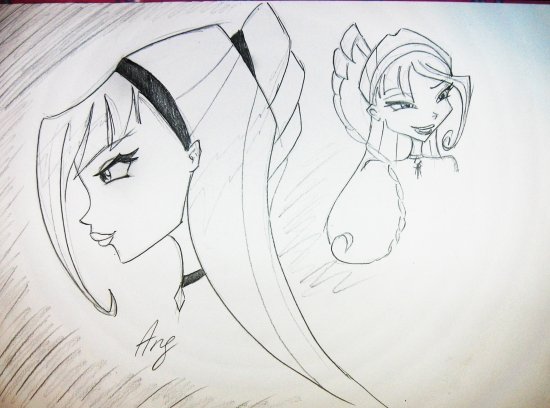 Лёгкие рисунки музы