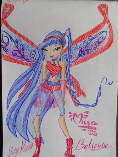 Муза срисовки Винкс Муза
