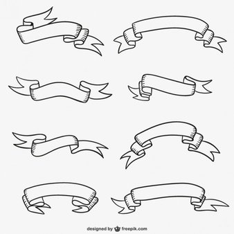 Ленточка контур