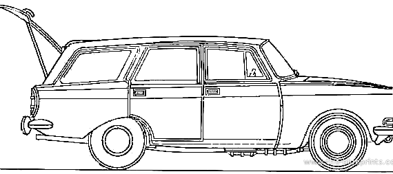 Москвич 2137 чертеж