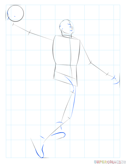 Баскетболисты туториал рисовать