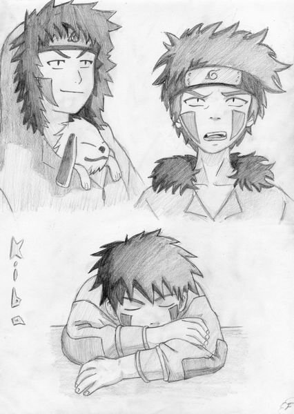 Киба Инузука для срисовки