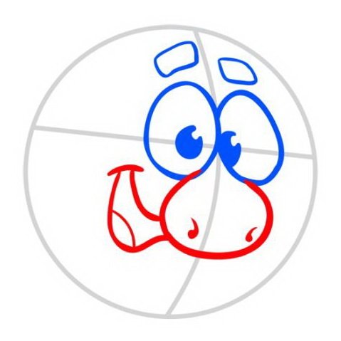 Лосяш поэтапно