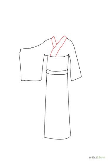 Японские кимоно для рисования