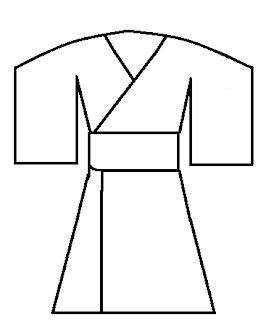 Кимоно шаблон