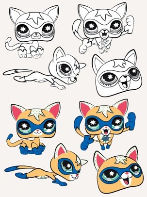Littlest Pet shop имена зверьков