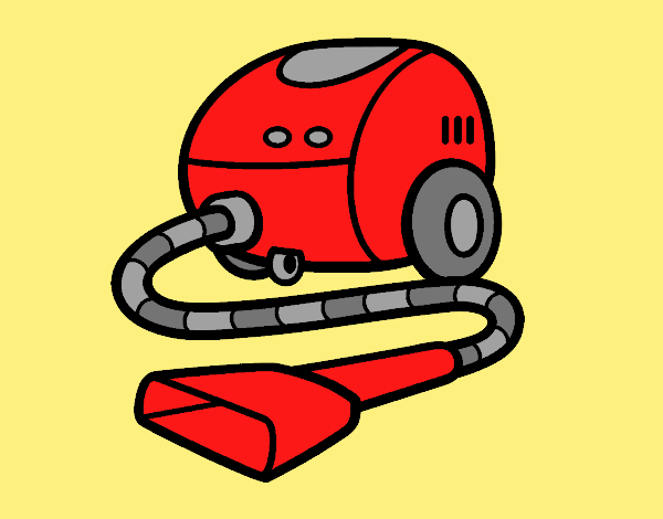 Пылесос раскраска для детей