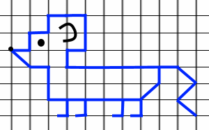 Графический диктант мышь по клеточкам