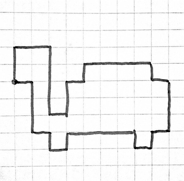 Графический диктант черепаха