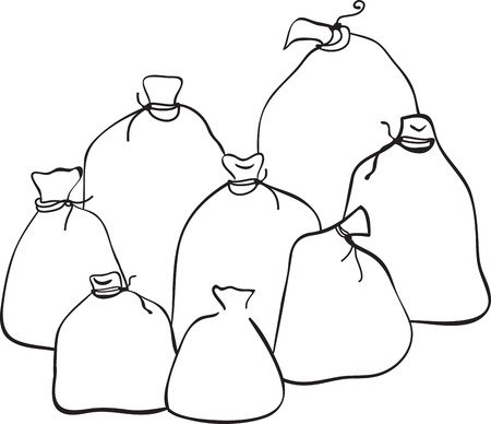 Схематичное изображение мешка