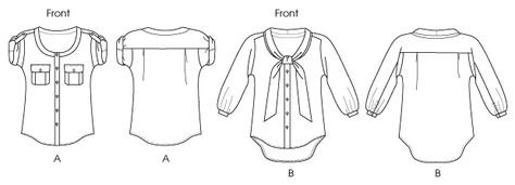 Последовательность пошива блузки