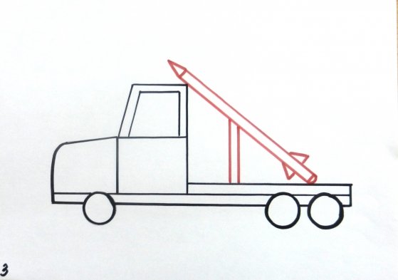 Рисование военные машины в старшей группе