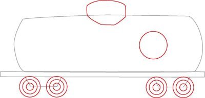 Нарисовать Локомотив поэтапно