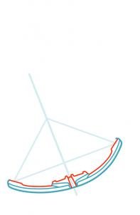 Арбалет рисунок поэтапно