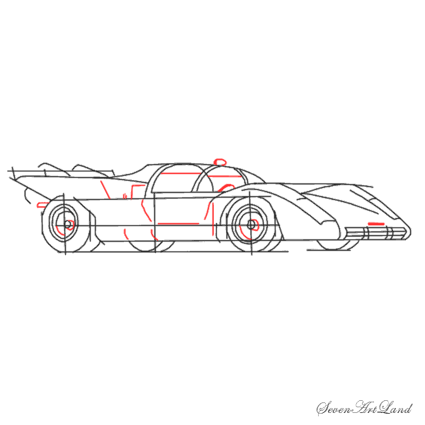 Феррари рисунок карандашом поэтапно