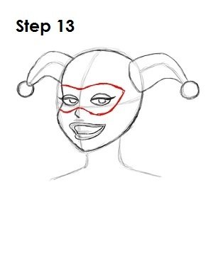 Харли Квинн рисунки легкие