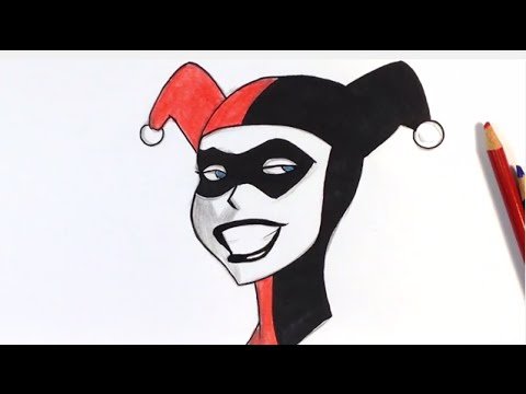 Нарисовать Харли Квинн поэтапно