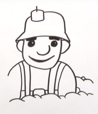 Рисунок ко Дню Шахтера